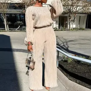 Striped Belted Jumpsuit Set for Women Summer Wear — feature 25