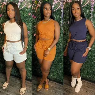 Striped Belted Jumpsuit Set for Women Summer Wear — feature 60