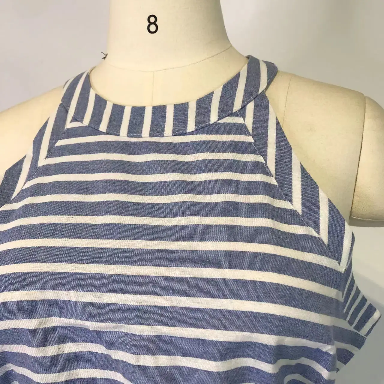Striped Belted Jumpsuit Set for Women Summer Wear — feature 88