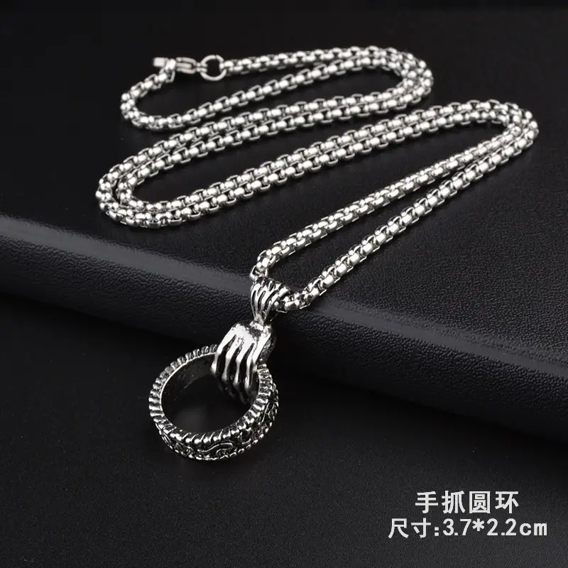 Titanium Buddha Pendant Necklace for Men Women - Image 2
