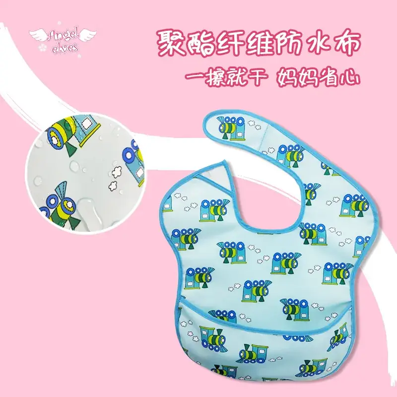 New Baby Bibs with Animal Prints Waterproof Polyester - Image 14