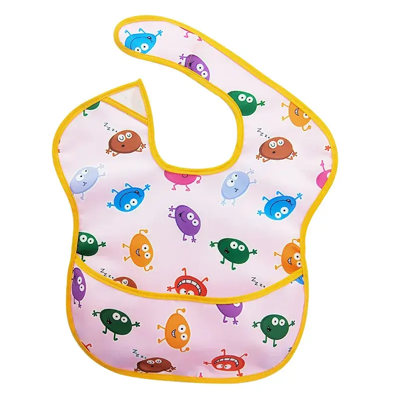 New Baby Bibs with Animal Prints Waterproof Polyester - Image 2