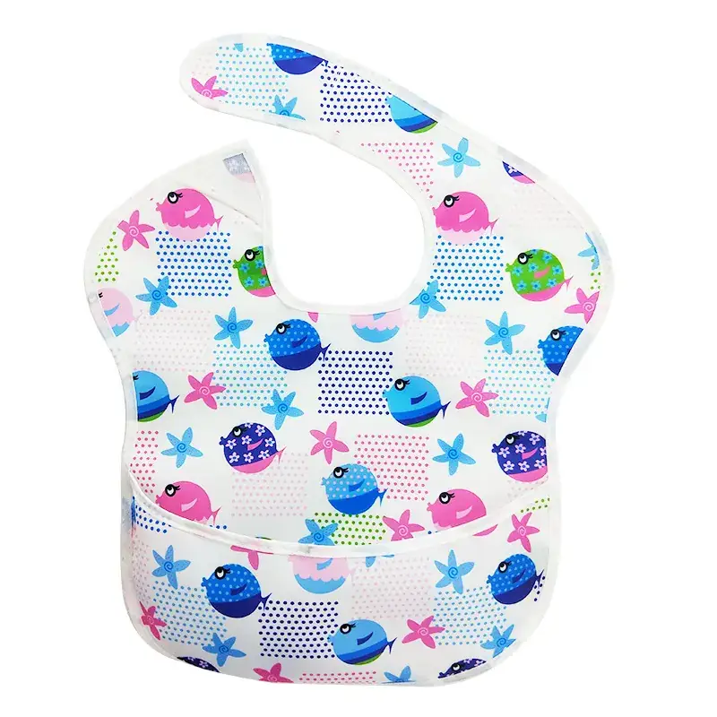 New Baby Bibs with Animal Prints Waterproof Polyester - Image 4