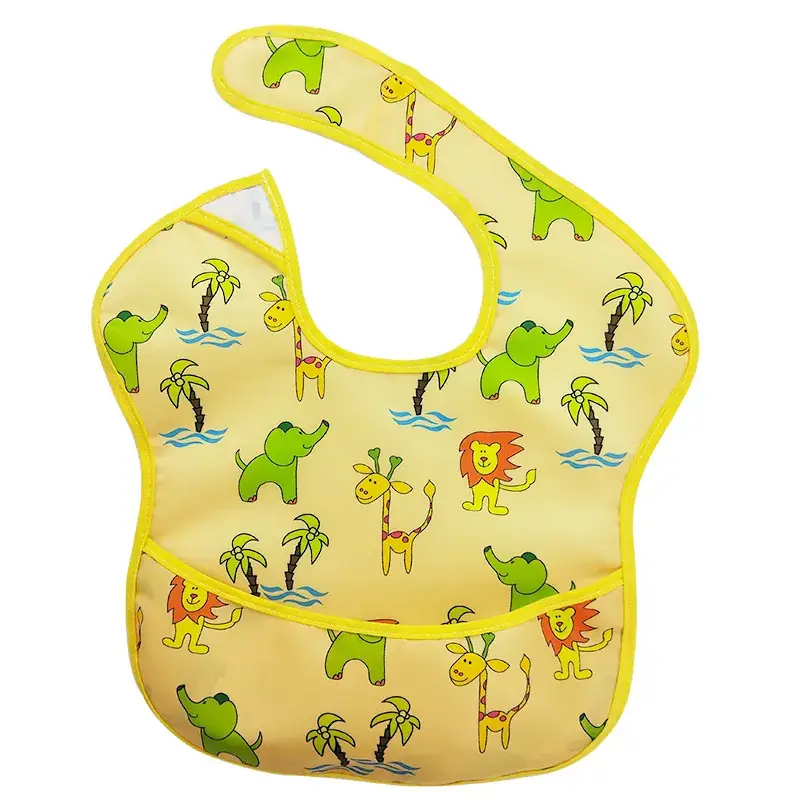 New Baby Bibs with Animal Prints Waterproof Polyester - Image 6