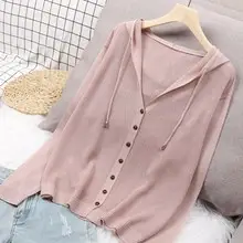 2023 Linen Knitted Hooded Sunscreen Shawl Women — feature 5