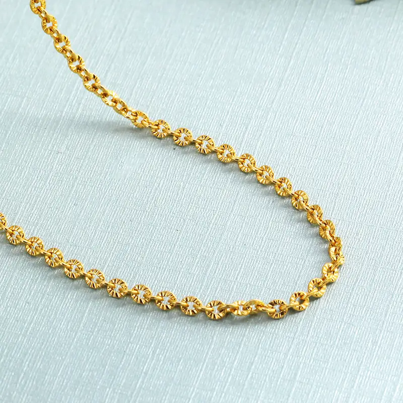 Korean Gold Plated Snake Bone Clavicle Chain for Women - Image 6