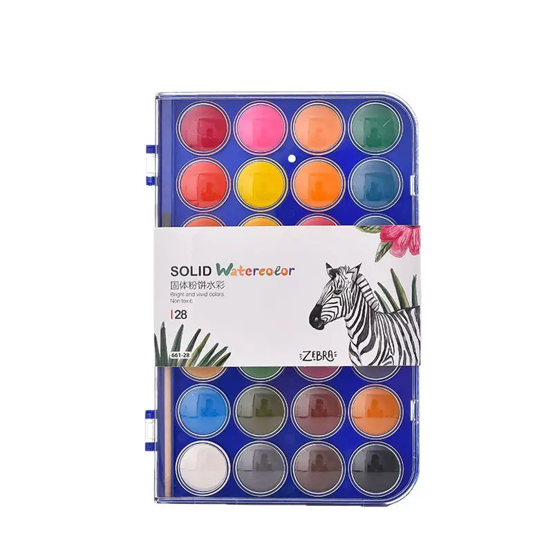 661 beginner 12-color solid gouache watercolor pigment powder cake set solid watercolor