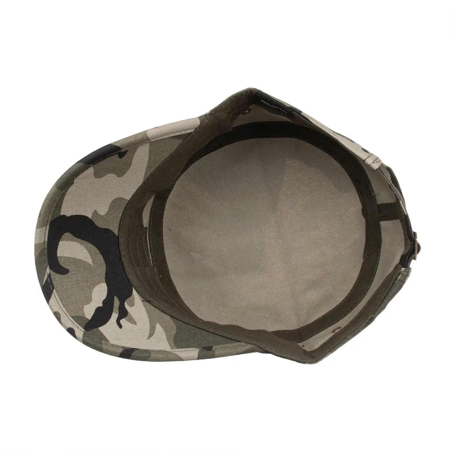 Military Camo Flat Cap 56-62cm Weight 80g - Image 6