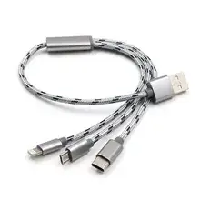 Cross-Border Fast Charging Cable 2A Tiger Grid Aluminum — feature 2