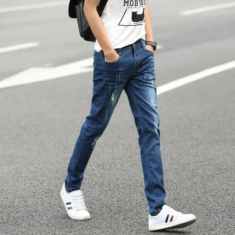 Korean Slim Fit Stretch Men's Jeans 2019