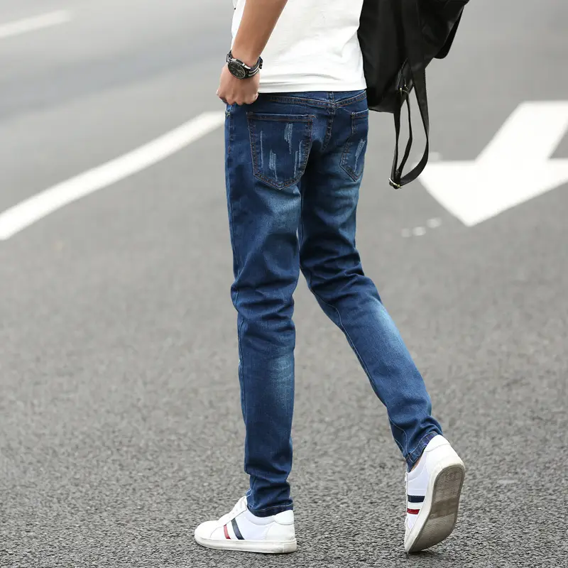 Korean Slim Fit Stretch Men's Jeans 2019