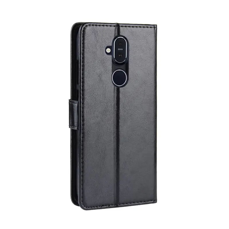 Nokia 8.1 Red Leather Lanyard Protective Case - Image 8