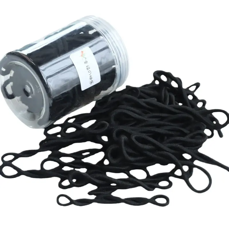 8 Color Elastic Hair Bands for Girls Women High Elastic Rubber - Image 11