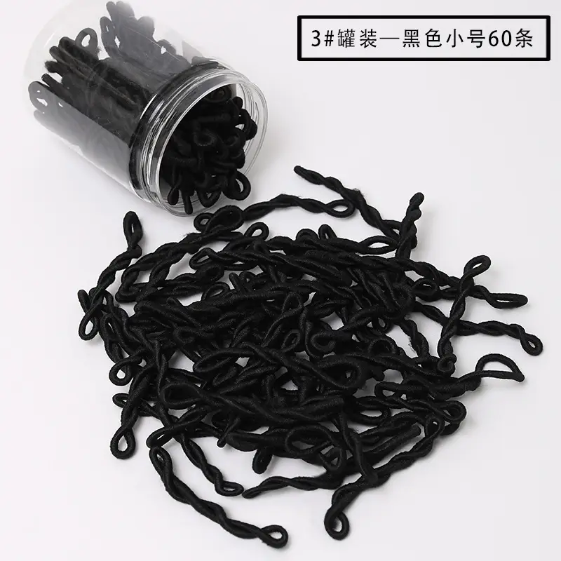8 Color Elastic Hair Bands for Girls Women High Elastic Rubber - Image 3