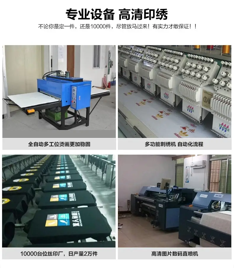 专业设备高清印绣