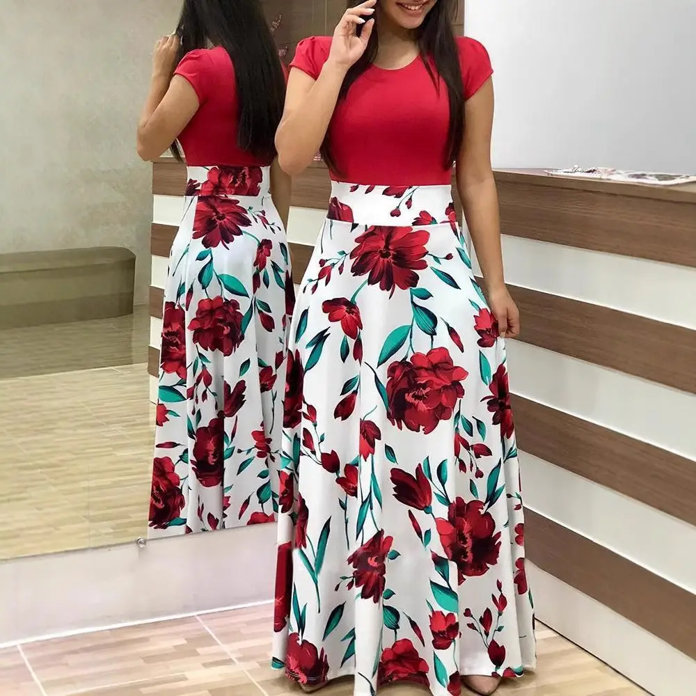 Women's Striped Maxi Dress Black Top Matching Set - Image 8