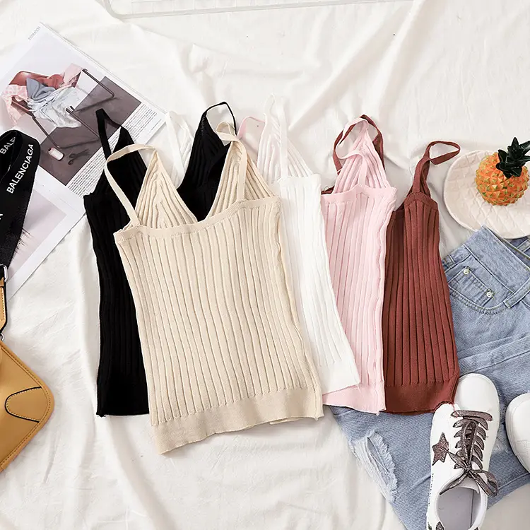 2024 Summer Knitted Camisole Women's Top - Image 8
