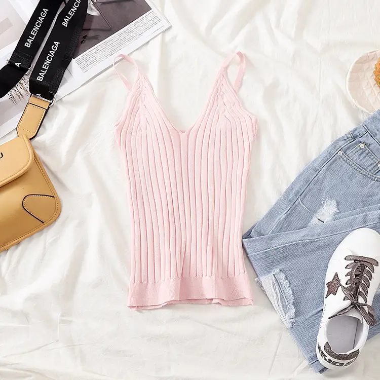 2024 Summer Knitted Camisole Women's Top - Image 2