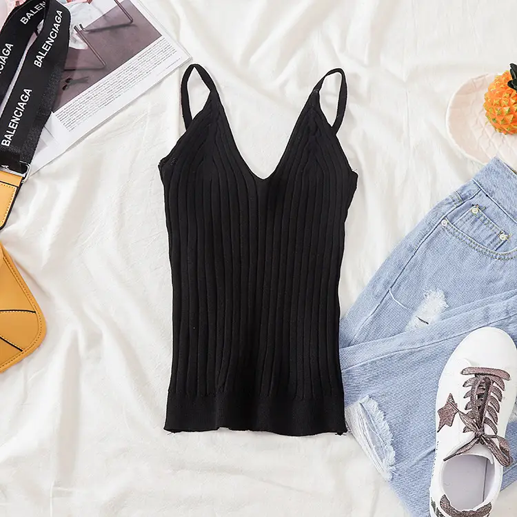 2024 Summer Knitted Camisole Women's Top - Image 3