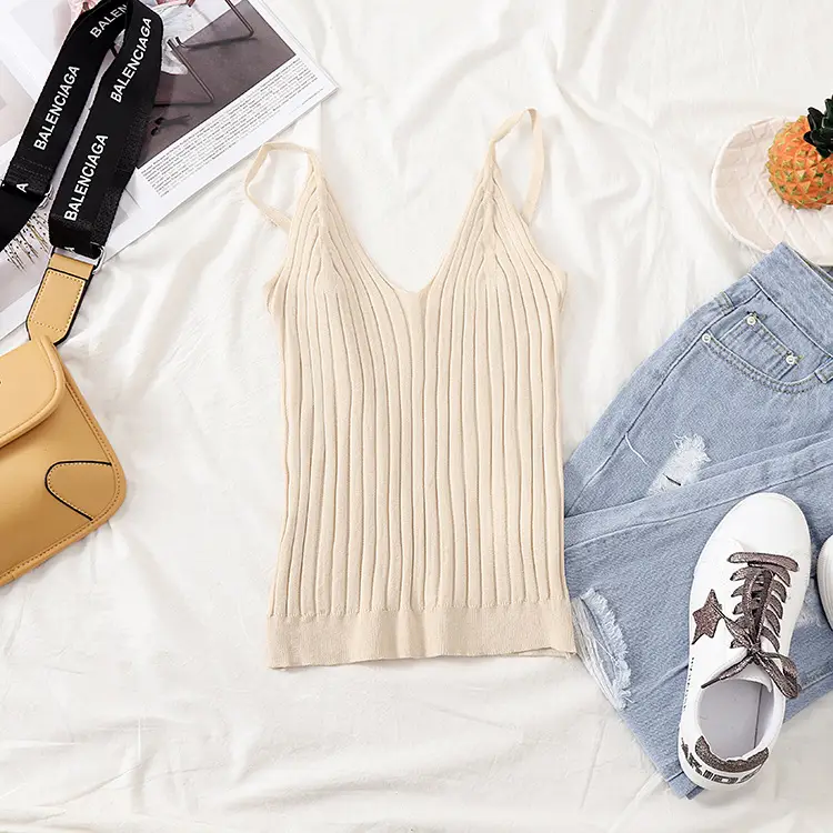 2024 Summer Knitted Camisole Women's Top - Image 4