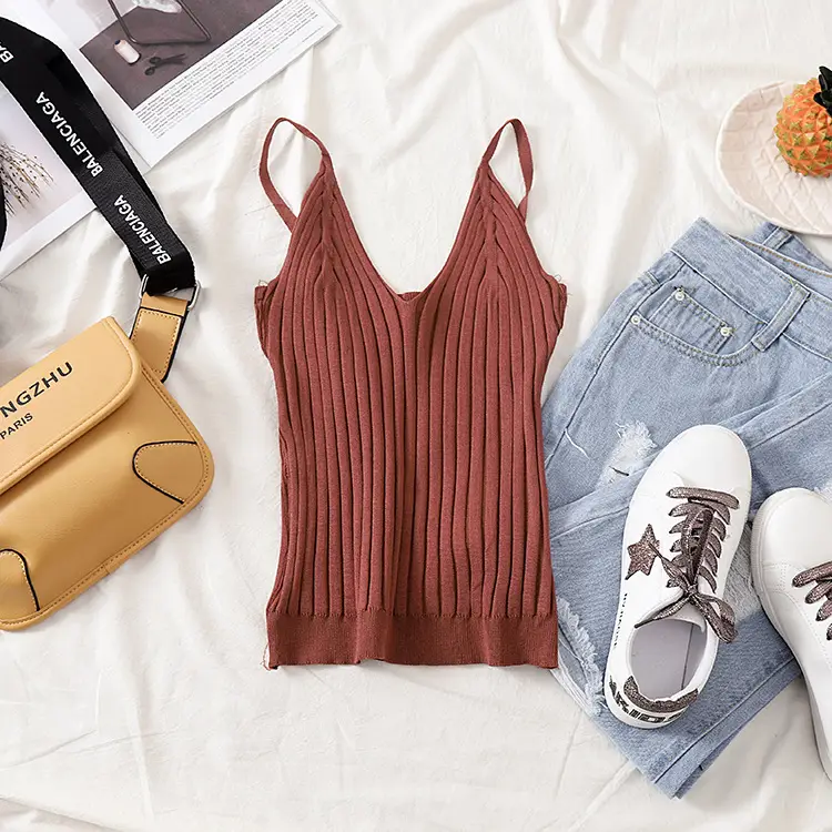 2024 Summer Knitted Camisole Women's Top - Image 5