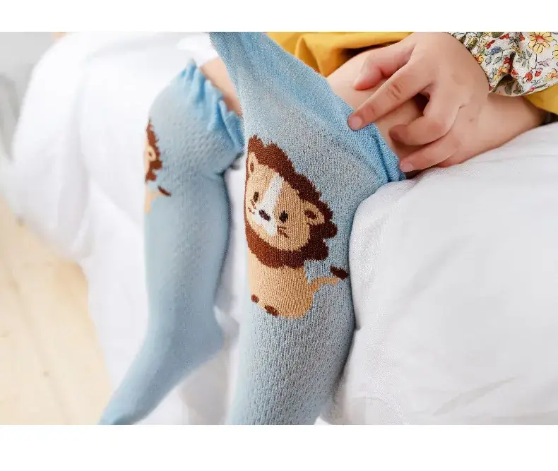 Baby Cotton Knee High Socks for Girls Summer — feature 13