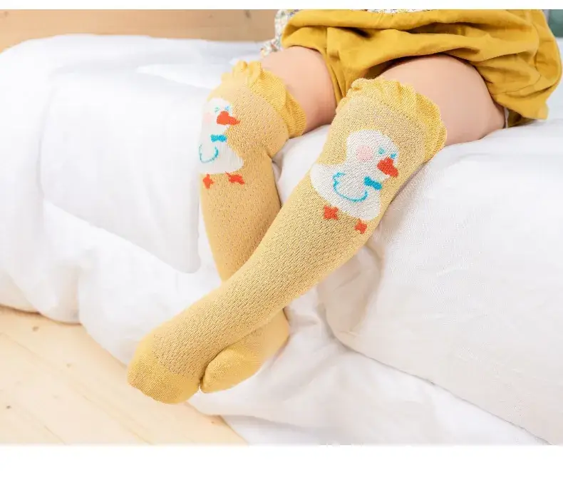Baby Cotton Knee High Socks for Girls Summer — feature 16