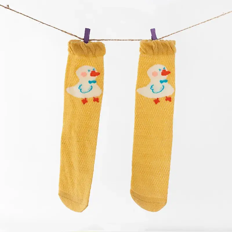 Baby Cotton Knee High Socks for Girls Summer - Image 5