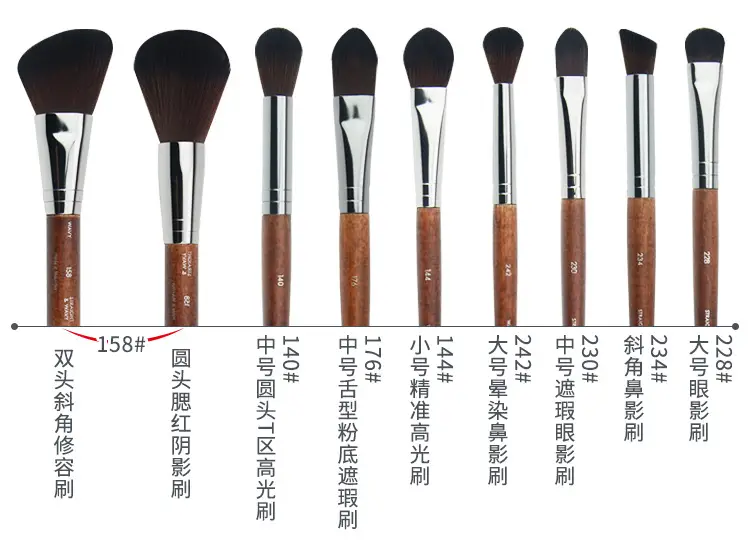 Muforever Makeup Brush Set Cangzhou Pure White — feature 10