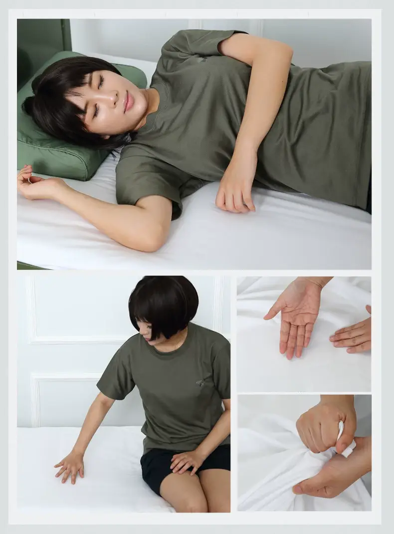 Factory direct standard military training white sheets single dormitory upper and lower bunk interior student sheets military green sheets — feature 1