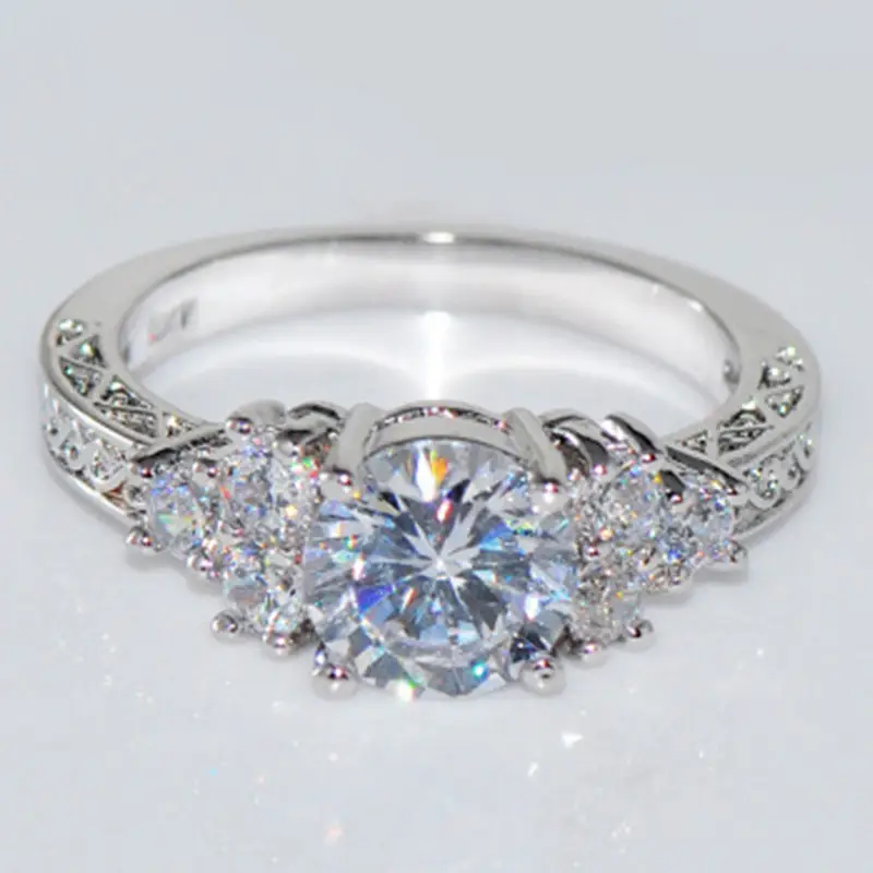 Eight Hearts & Arrows Zircon Ring for Women - Image 4