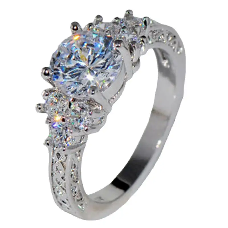 Eight Hearts & Arrows Zircon Ring for Women - Image 5