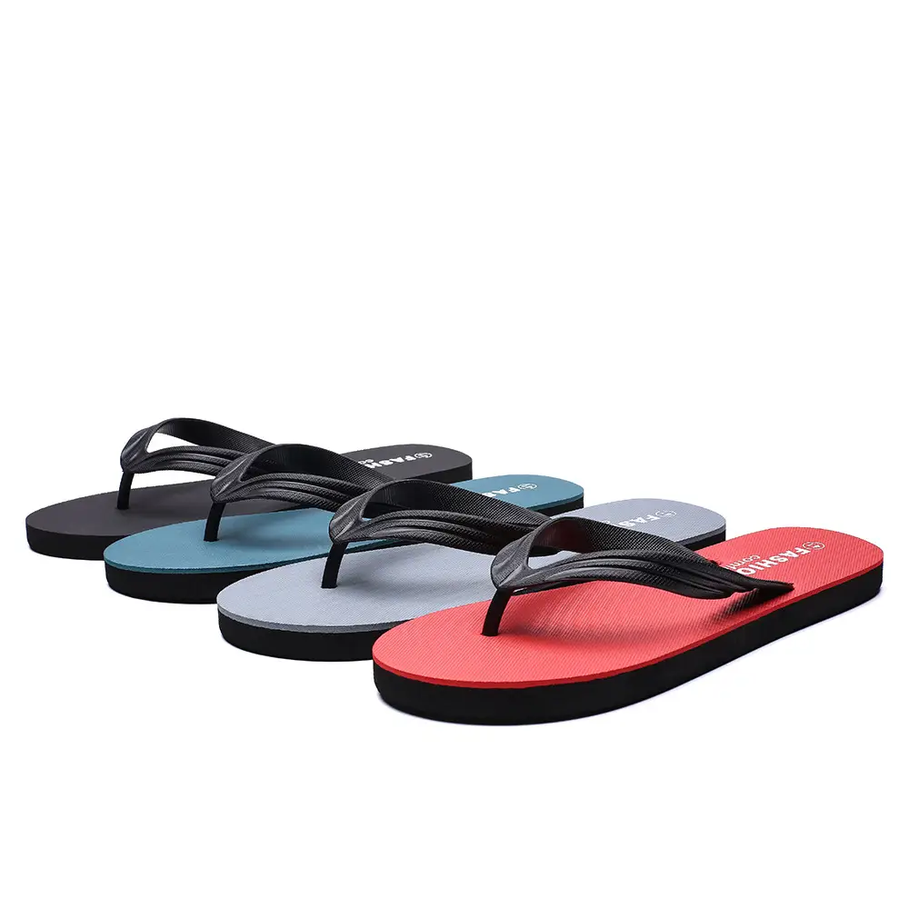 Men's Red EVA Flip-Flops Summer Casual Sandals