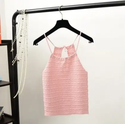 Beige Drawstring Slim Fit Camisole Women - Image 2