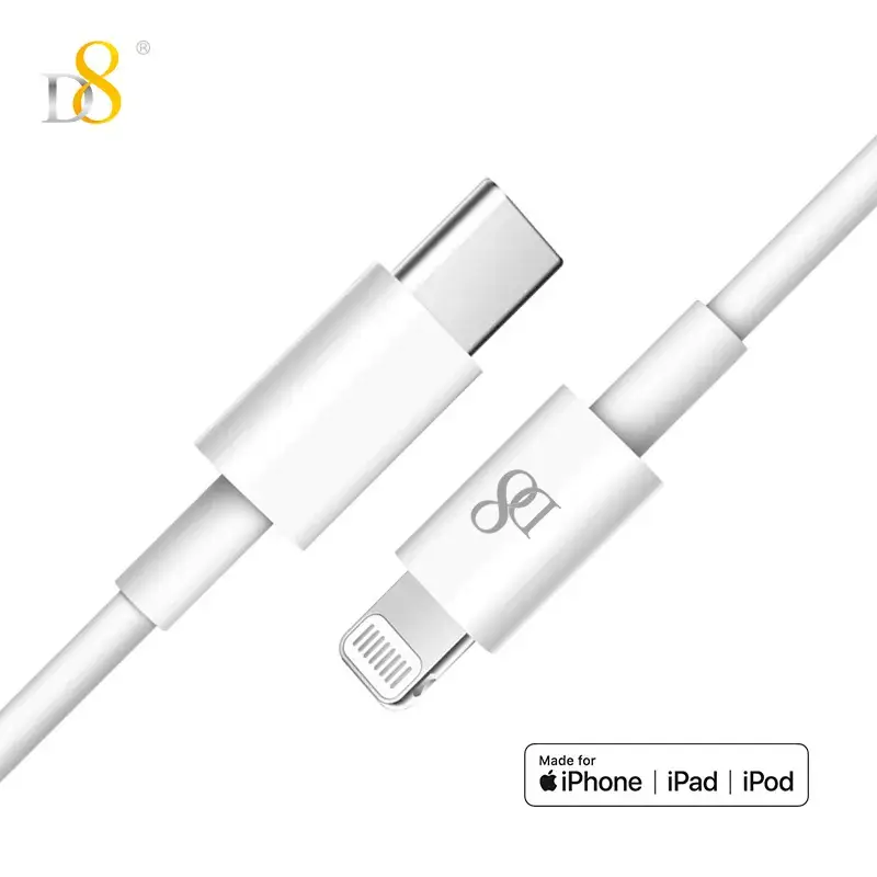 D8 Type-C to Lightning Charging Cable MFI Certified - Image 5