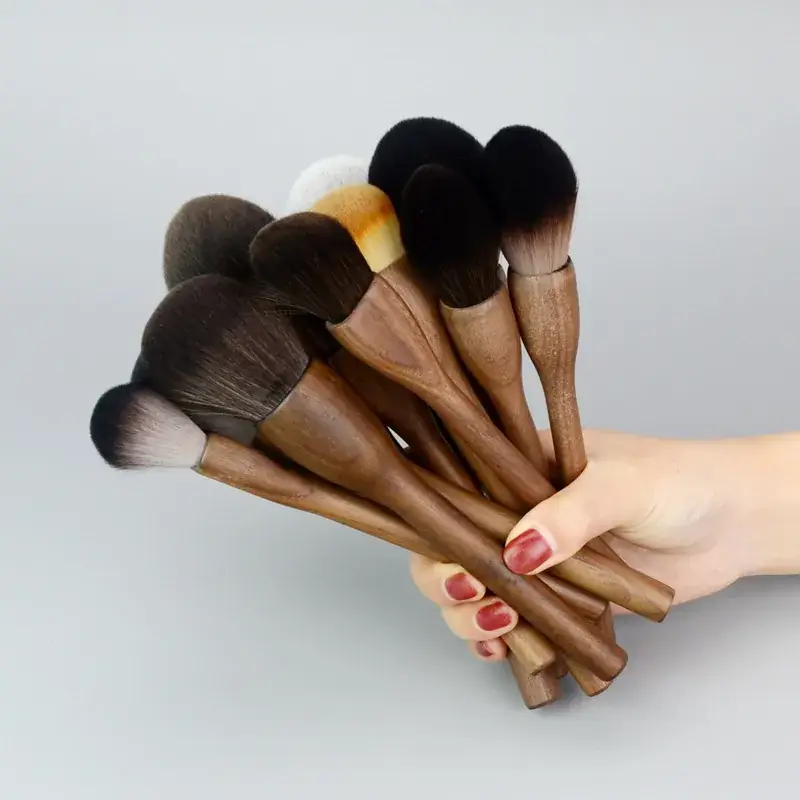 Walnut Shape Blush Brush for Flawless Blush Application - Image 9