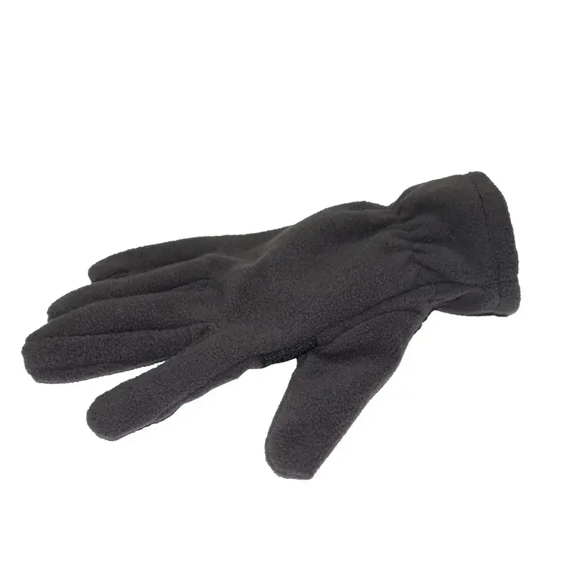 Winter Ski Gloves Black Fleece Warm Monochrome - Image 5