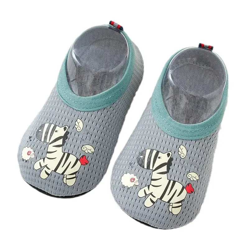 Pink Duck Print Baby Floor Socks for Toddler Girls - Image 14