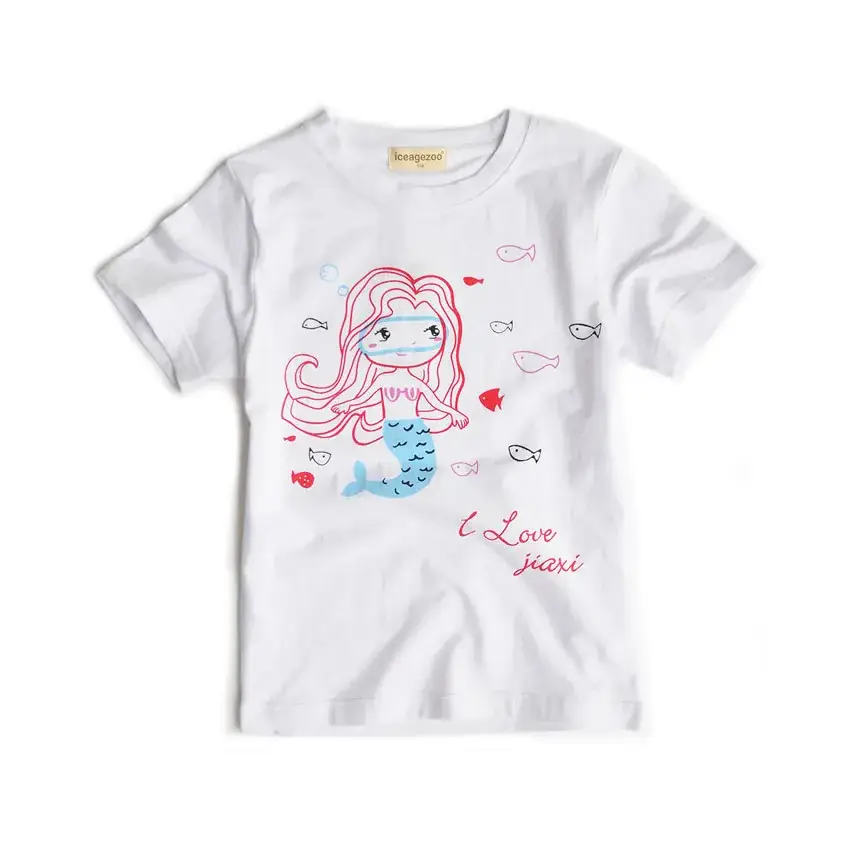 Pink Cotton T-Shirt for Girls Boys Summer Casual Wear - Image 3