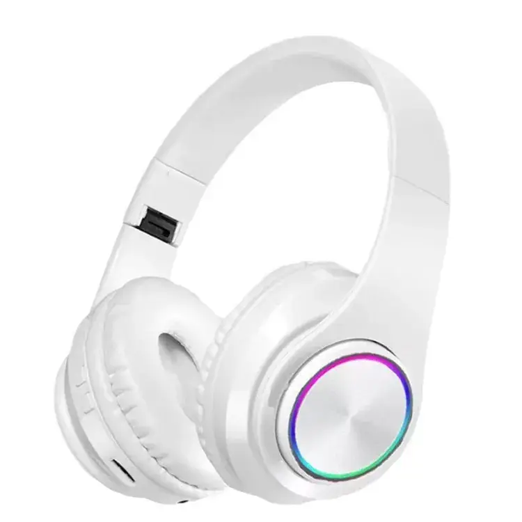 Wireless Bluetooth Headset with RGB Light & Comfortable Headband - Image 9