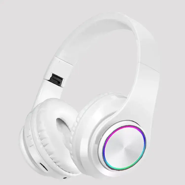 Wireless Bluetooth Headset with RGB Light & Comfortable Headband - Image 2