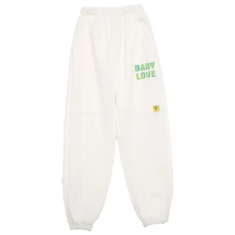 Children's Black Neon Cargo Pants Casual Dance Pants