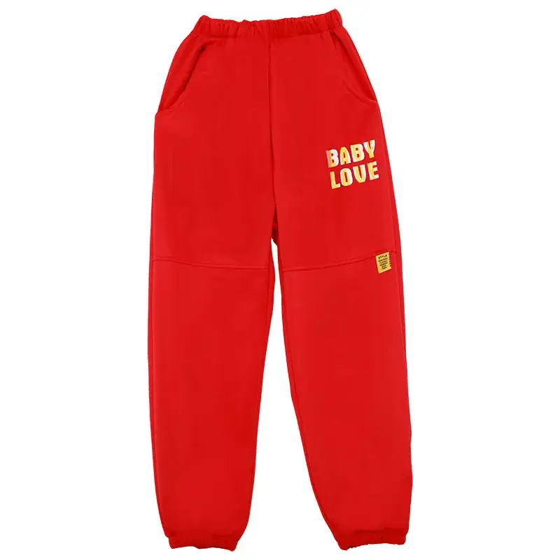 Children's Black Neon Cargo Pants Casual Dance Pants