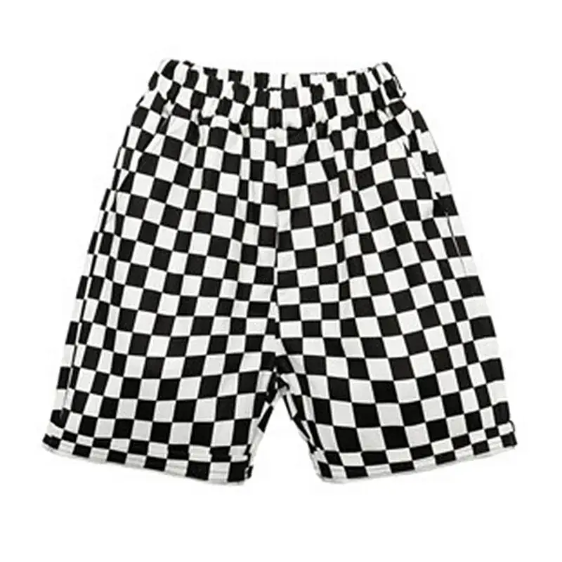 Children's Black Neon Cargo Pants Casual Dance Pants