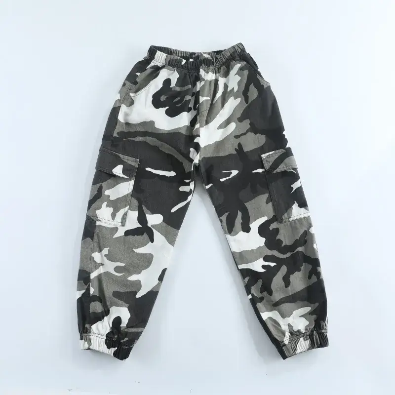Girls Camouflage Hip Hop Dance Pants Summer - Image 3