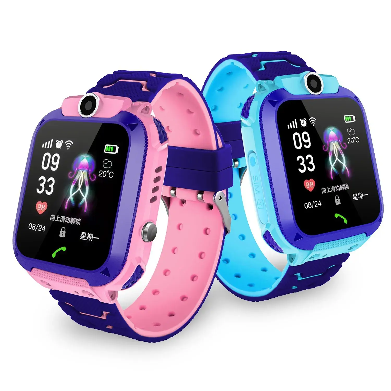 Purple Touch Screen Smart Watch for Kids - Image 13