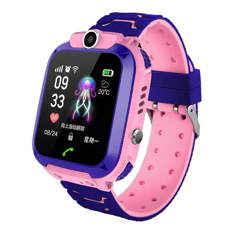 Purple Touch Screen Smart Watch for Kids - Image 3