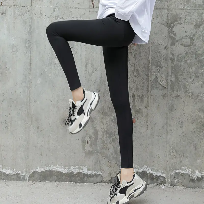 Women Black Slimming Leggings Yoga Fitness High Waist