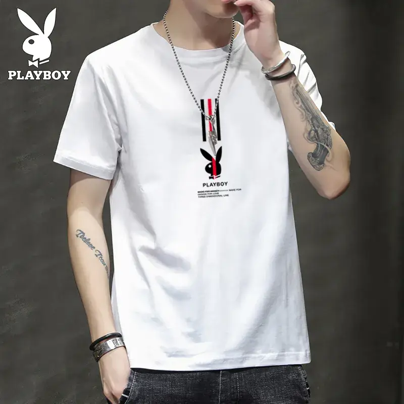 Men Orange Printed Round Neck T-Shirt with Graphic Design - Image 5