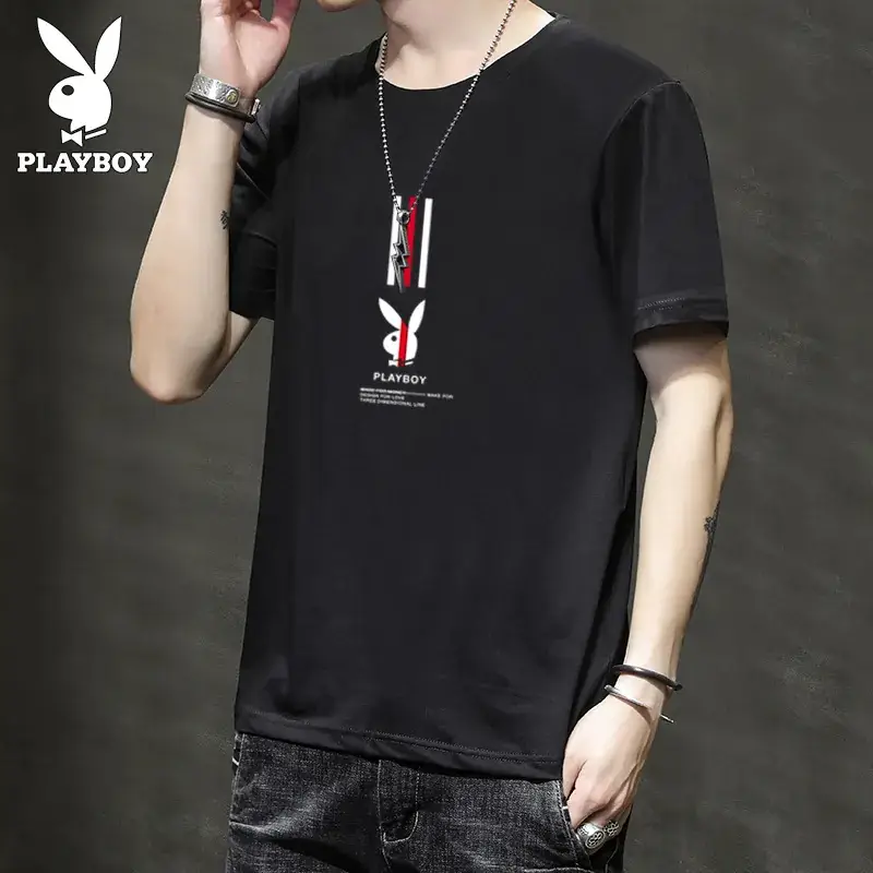 Men Orange Printed Round Neck T-Shirt with Graphic Design - Image 6